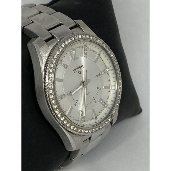 Fossil FTW5015 Women's Stainless Steel White Analog Dial Hybrid Smartwatch XX661 - Picture 5 of 12